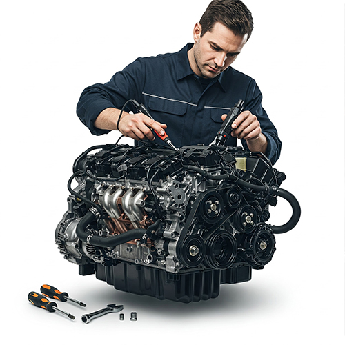 عیب یابی و رفع ایراد موتور ماشین چینی