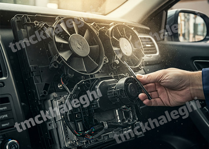 بررسی وضعیت گاز کولر و فشار سیستم خودروهای چینی