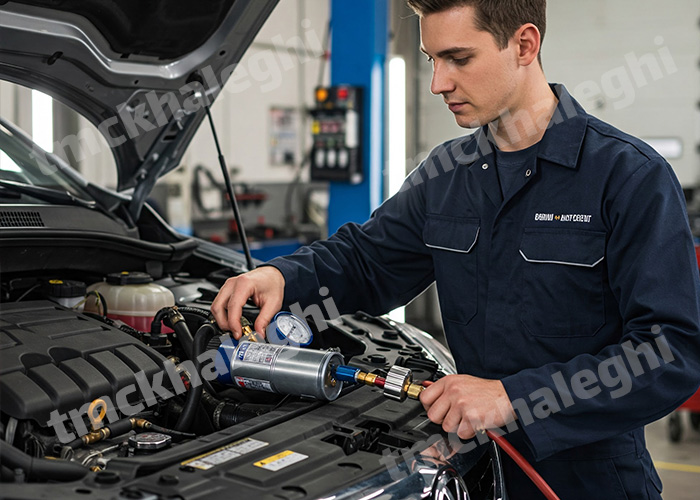 شارژ گاز کولر ماشین چینی در جنوب تهران